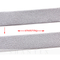 Esmerilado de plata del brillo de la buena calidad de alta elasticidad personalizada Tejido Tejido elástico de 1,8 pulgadas de cinta metálica Elastic Band