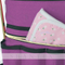 Bolsa de lona de almacenamiento de ganchillo del organizador de punto duradero púrpura Bolsa de hilo de tejer Bolsa de almacenamiento de hilo personalizado