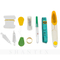 Diy Craft Kits de punto de cruz Kit de inicio de bordado Aros de bordado de bambú, hilos de color, kit de herramientas de punto de cruz
