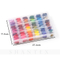  Floss de bordado 108pcs DMC Colores Kits de cuerdas de hilo de bordar con caja de almacenamiento 38 pcs Kits de punto de cruz