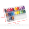 Bordado Floss 50pcs DMC Kits de hilo de bordar de colores con caja de almacenamiento Kits de punto de cruz