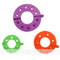 Herramienta para hacer punto 3pc Tres tamaños Ronnd Shape Fluff Pompom Maker Ball Weaver