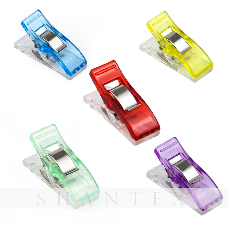 Colorido costura edredón Craft Encuadernación clips de plástico CannedPack